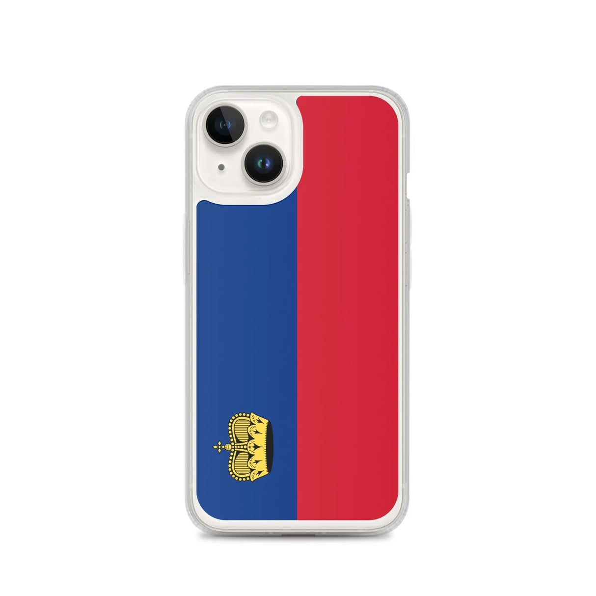 Coque iphone drapeau liechtenstein souple antichoc transparente