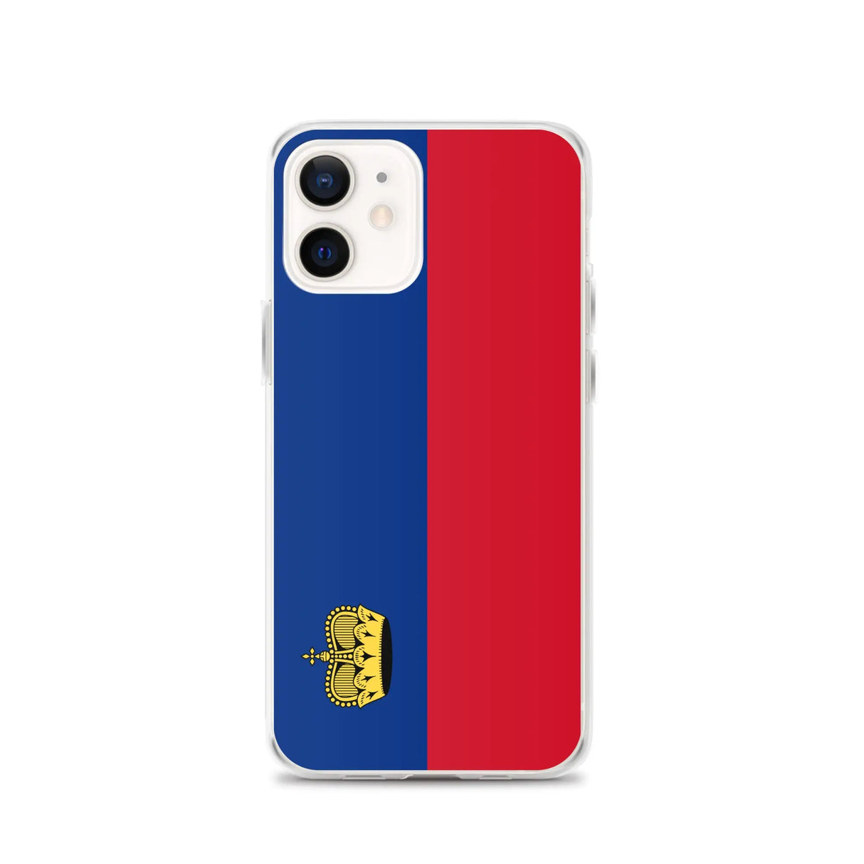 Coque iphone drapeau liechtenstein souple antichoc transparente