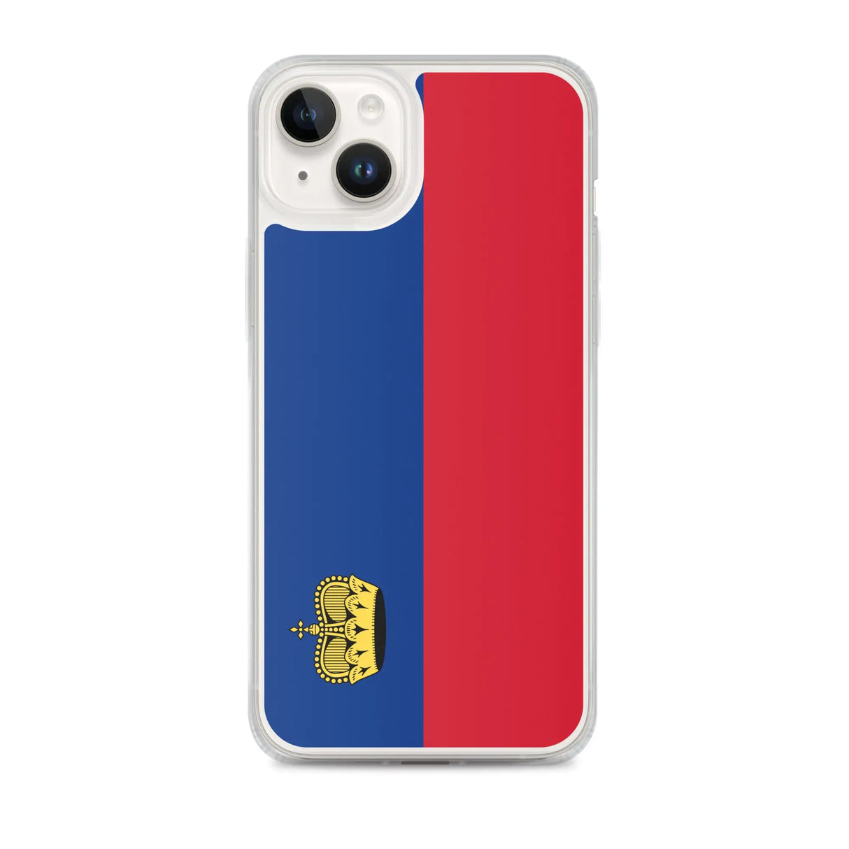 Coque iphone drapeau liechtenstein souple antichoc transparente