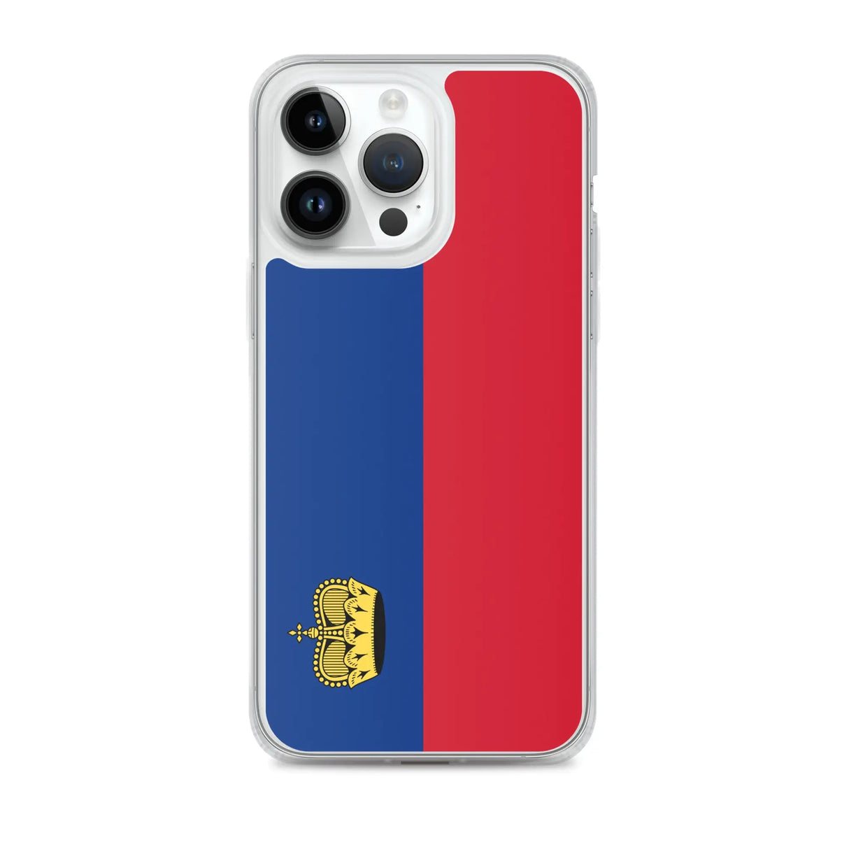 Coque iphone drapeau liechtenstein souple antichoc transparente