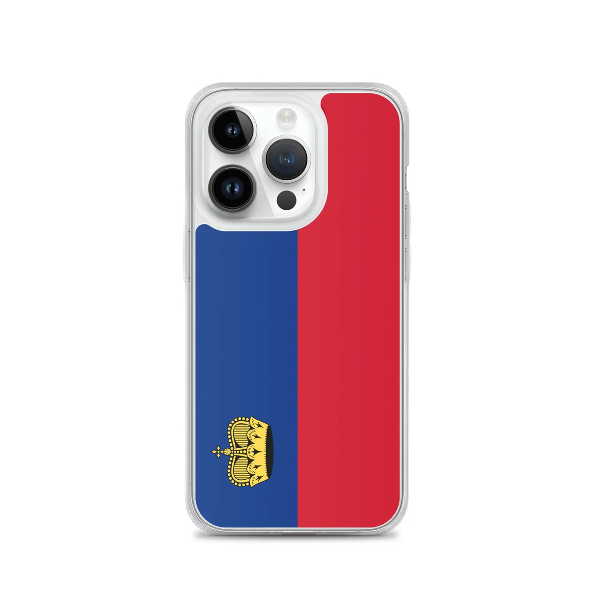 Coque iphone drapeau liechtenstein souple antichoc transparente