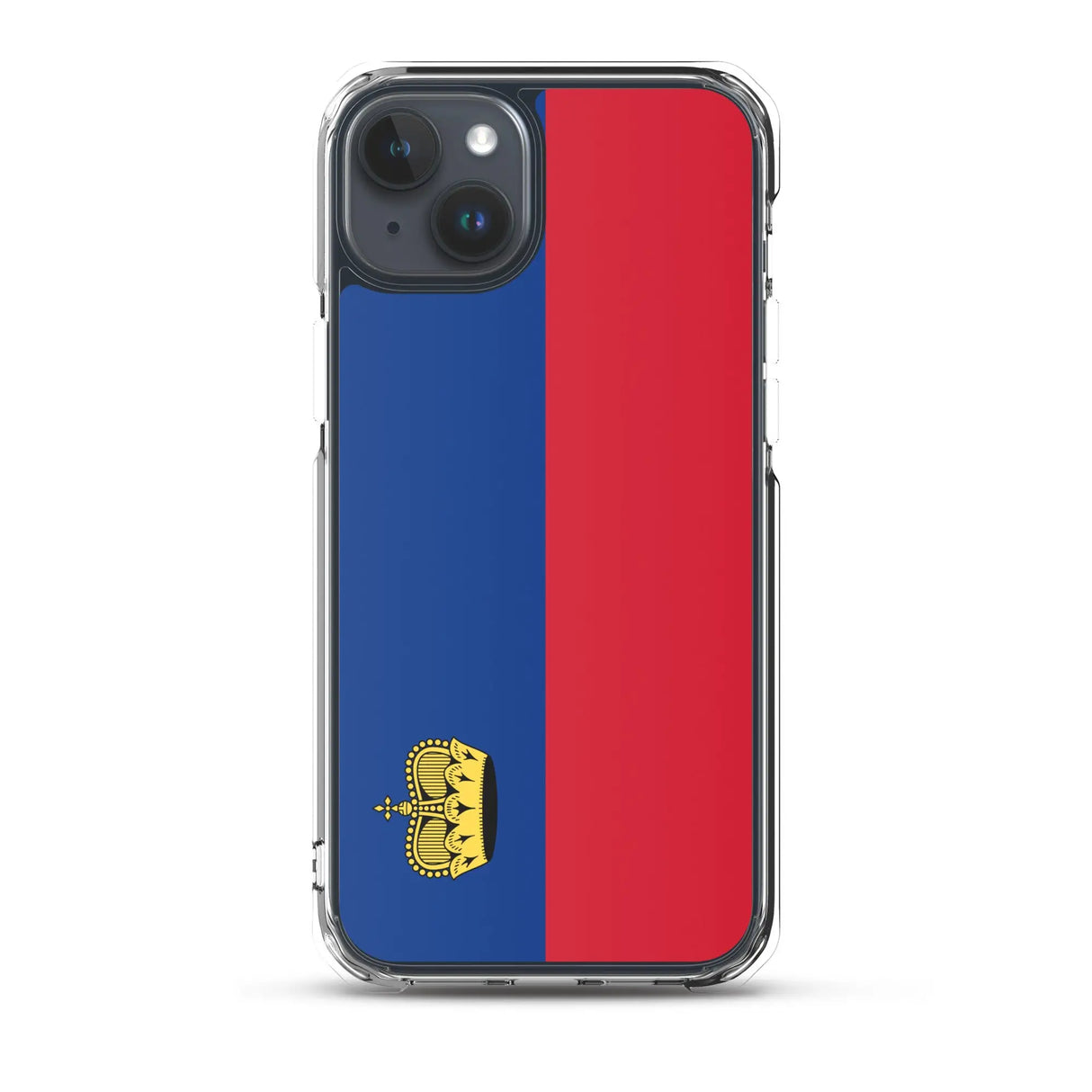 Coque iphone drapeau liechtenstein souple antichoc transparente