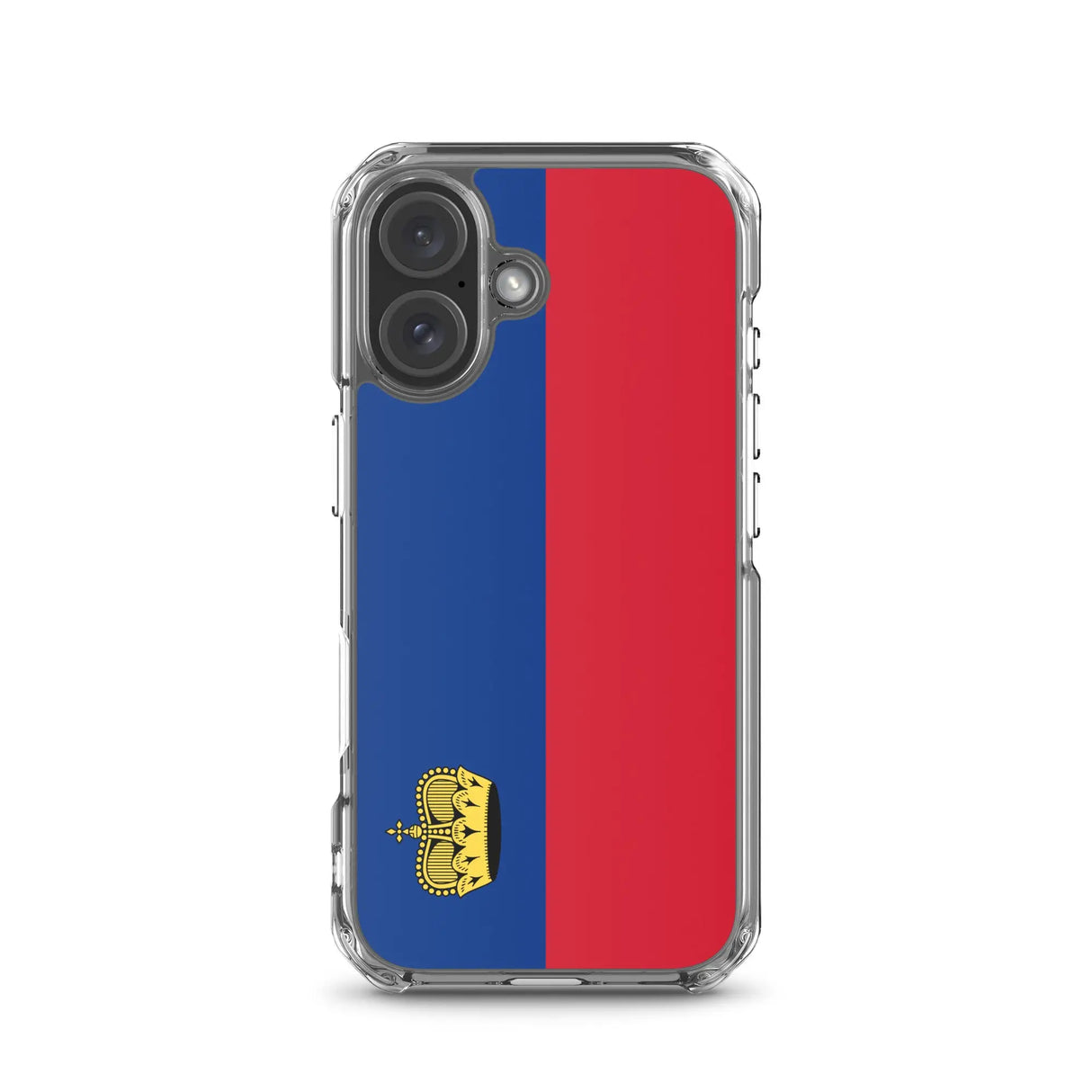 Coque iphone drapeau liechtenstein souple antichoc transparente