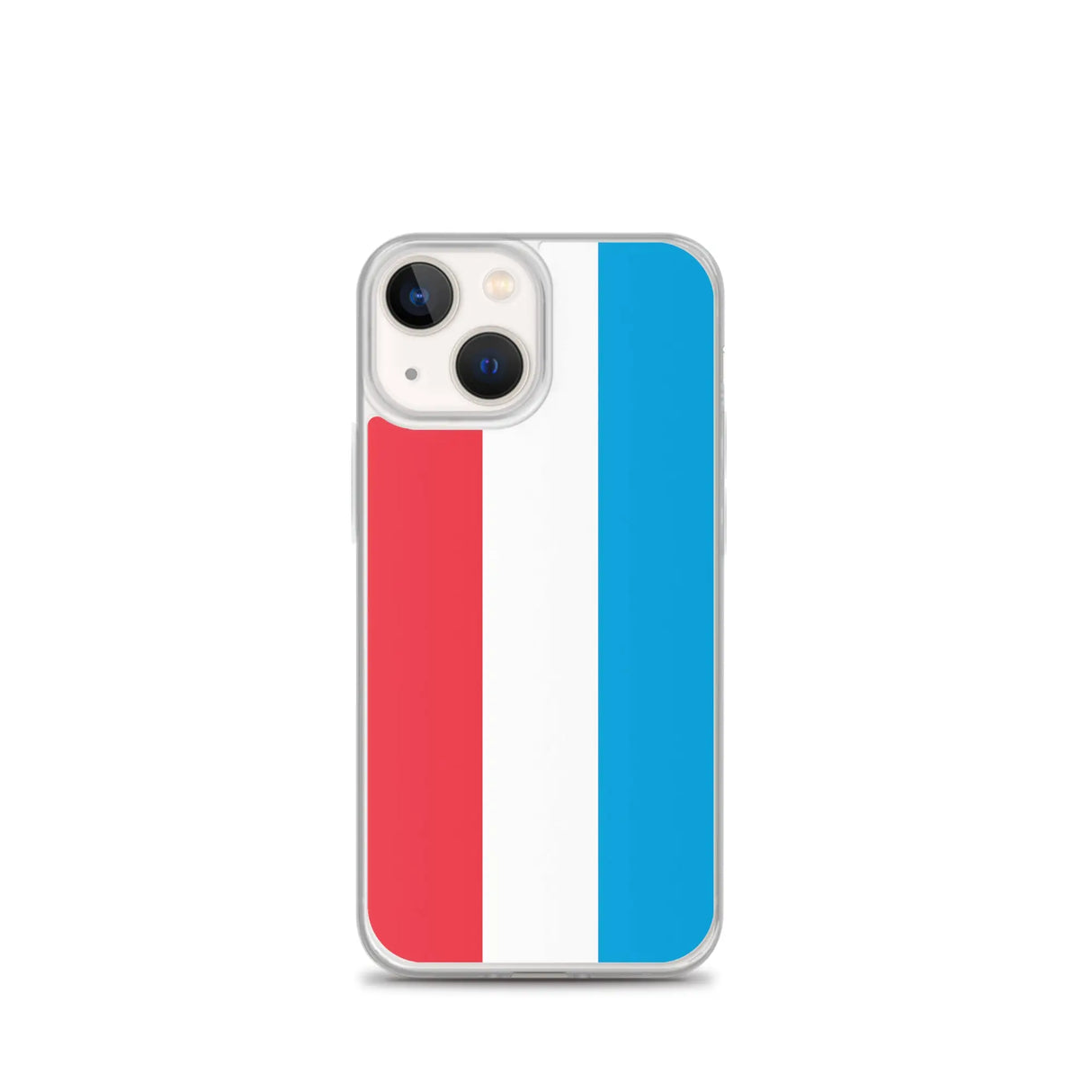 Coque iphone drapeau luxembourg souple antichoc transparente