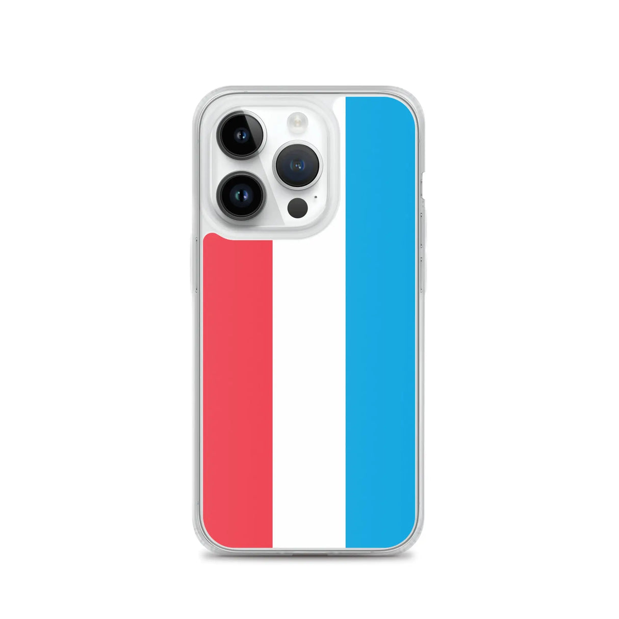 Coque iphone drapeau luxembourg souple antichoc transparente