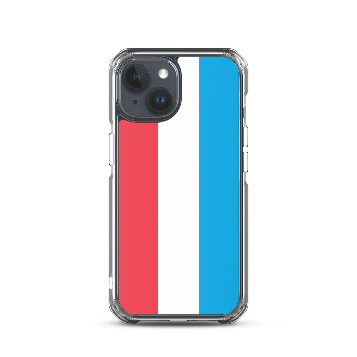 Coque iphone drapeau luxembourg souple antichoc transparente