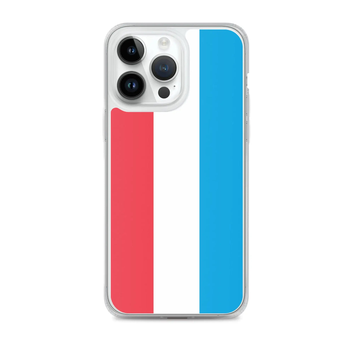 Coque iphone drapeau luxembourg souple antichoc transparente