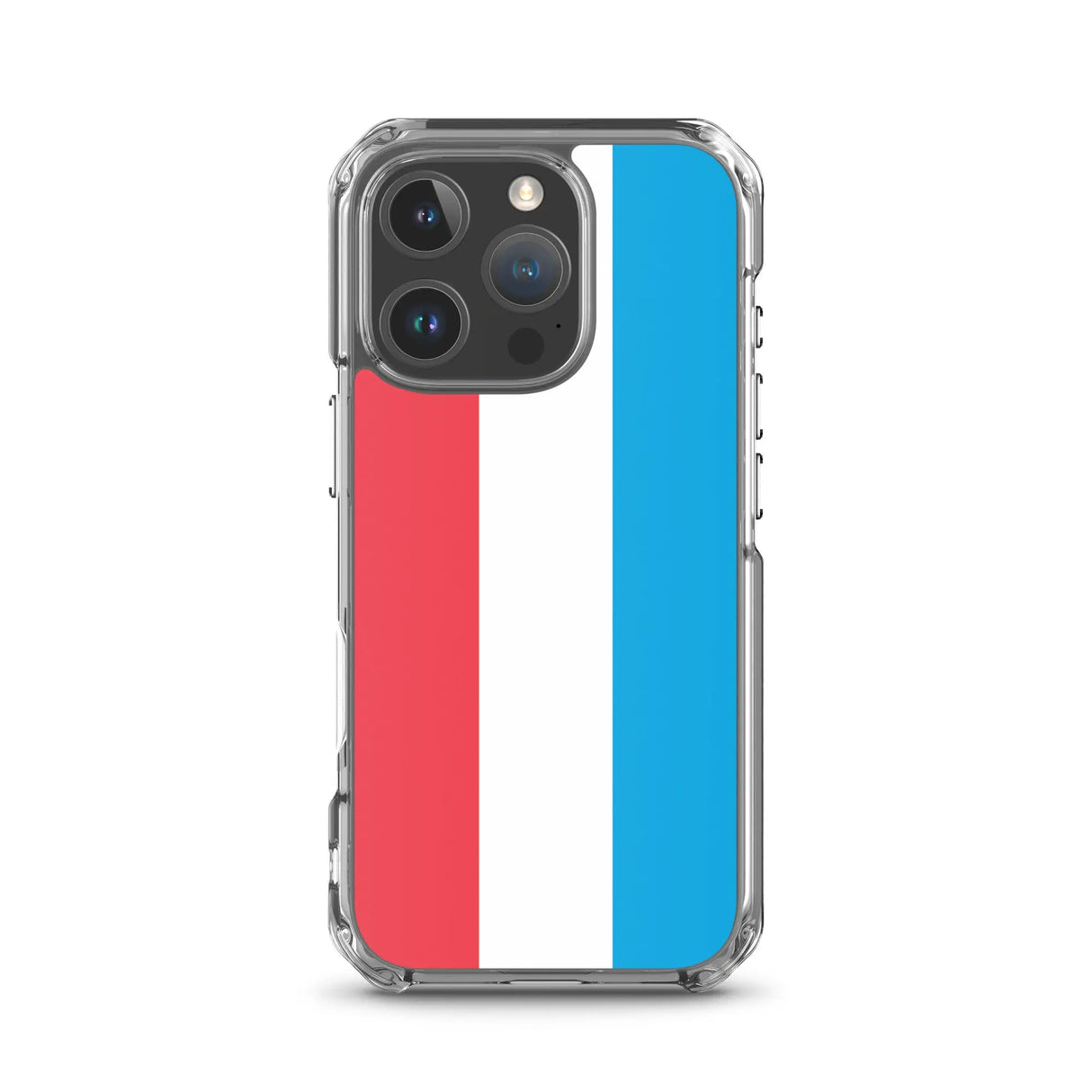 Coque iphone drapeau luxembourg souple antichoc transparente