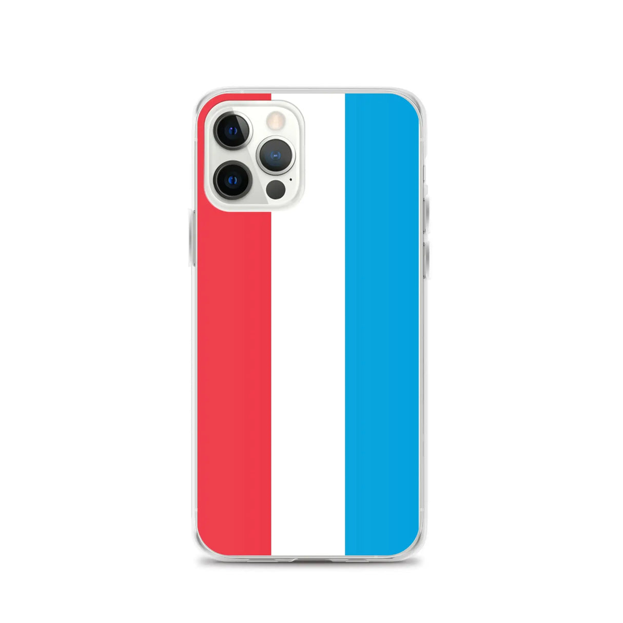Coque iphone drapeau luxembourg souple antichoc transparente