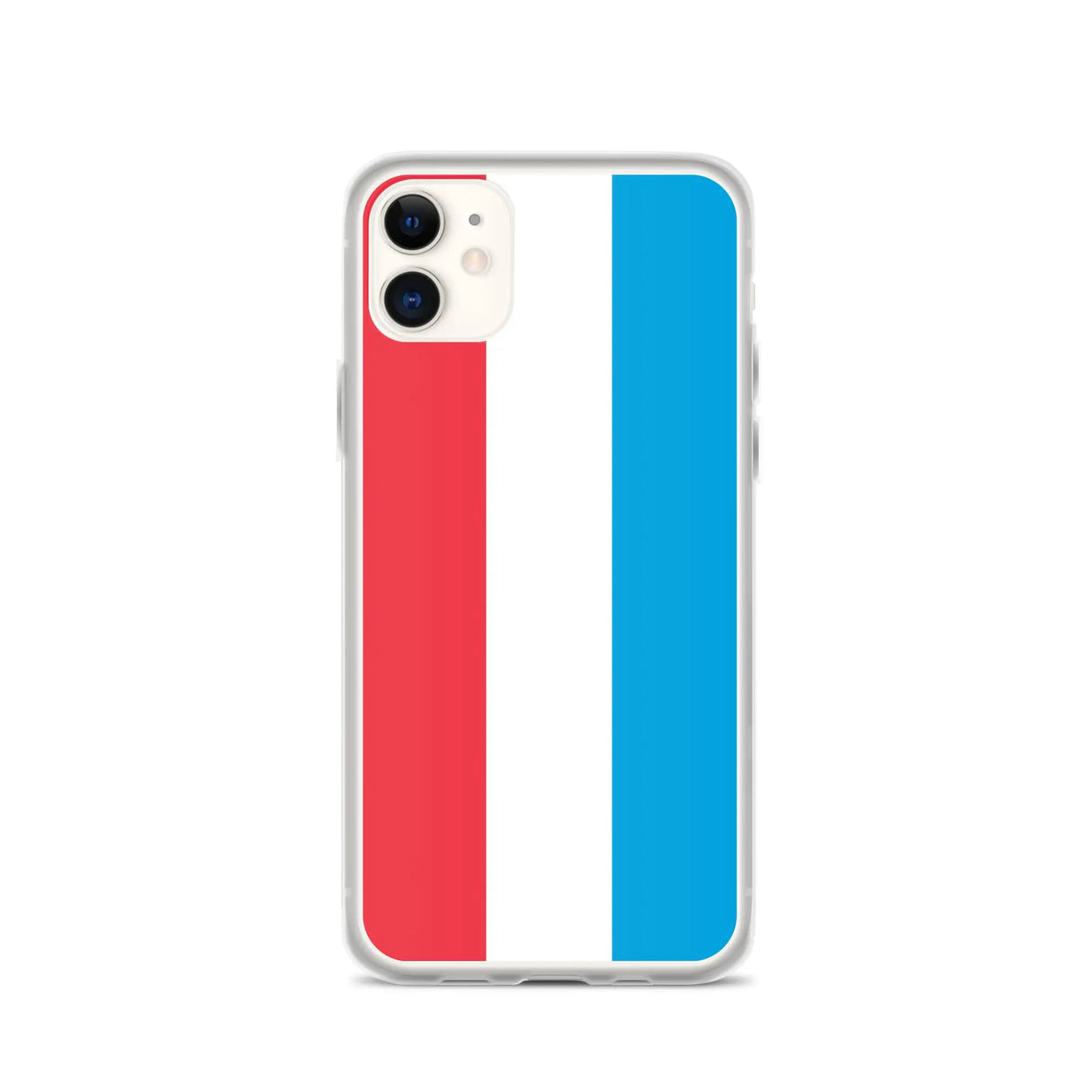 Coque iphone drapeau luxembourg souple antichoc transparente
