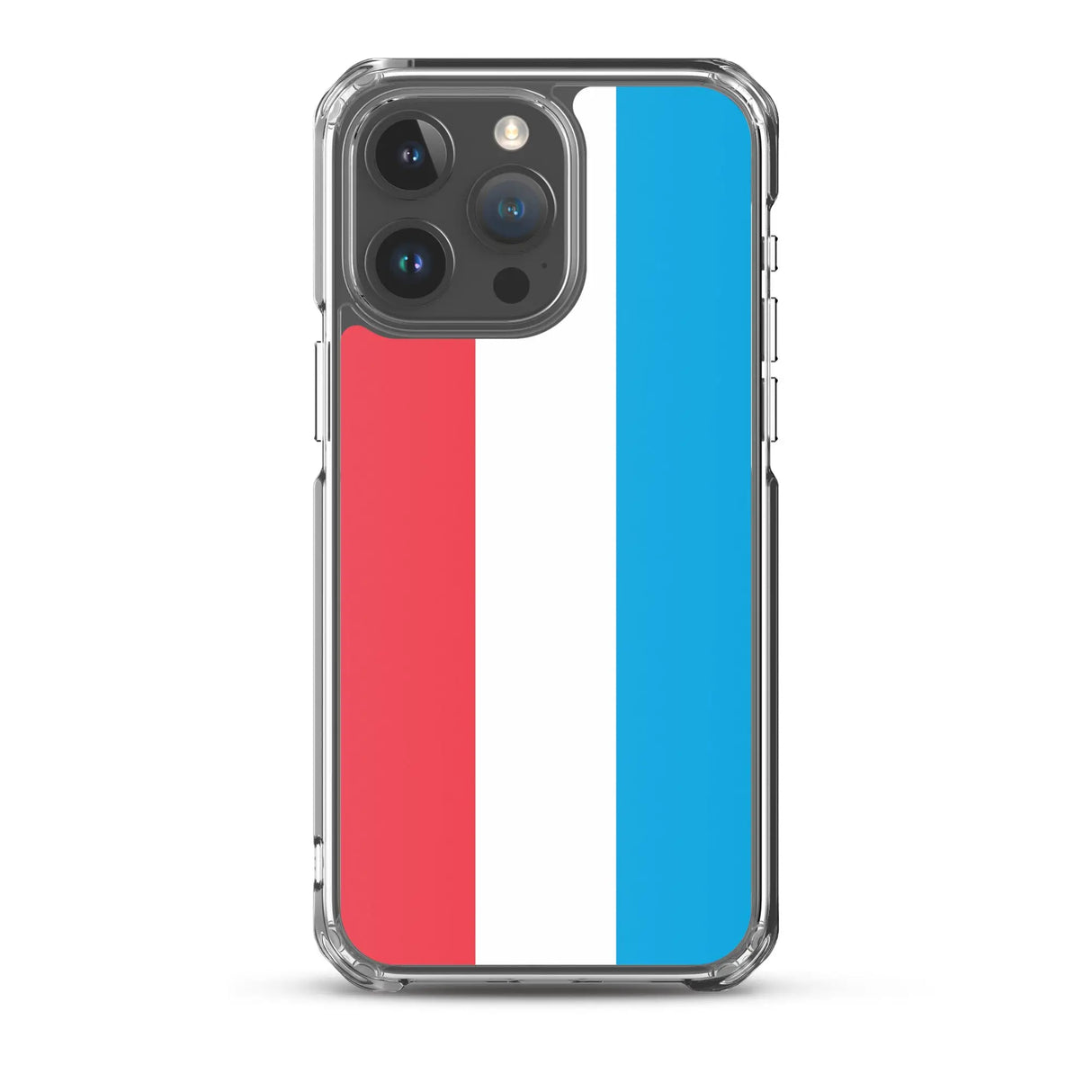 Coque iphone drapeau luxembourg souple antichoc transparente