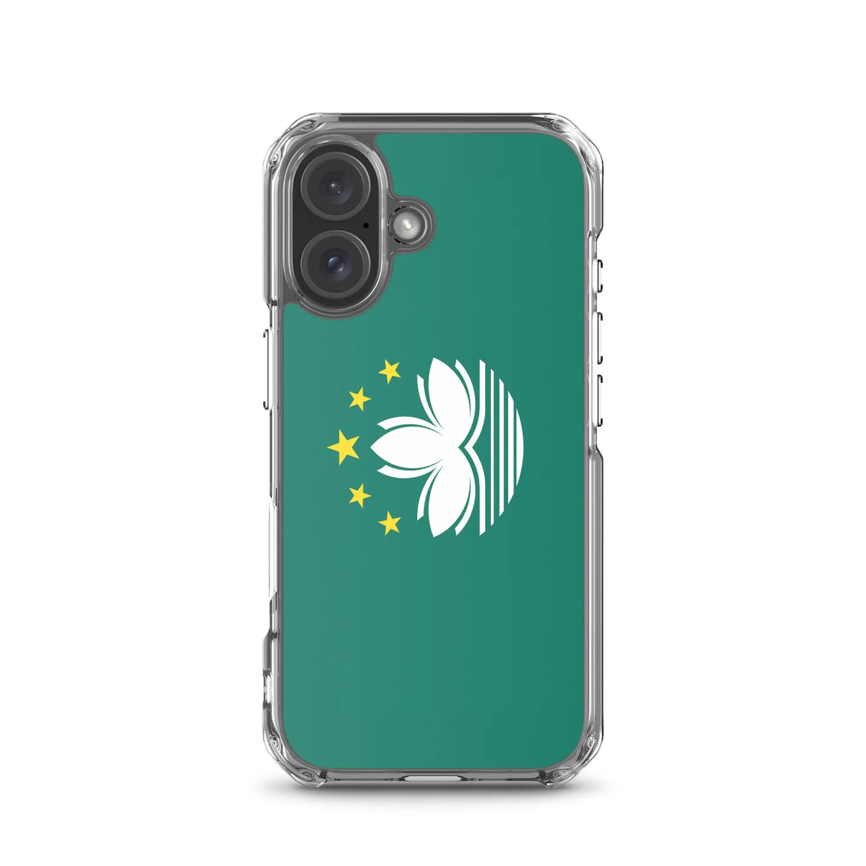 Coque iphone drapeau macao souple antichoc transparente