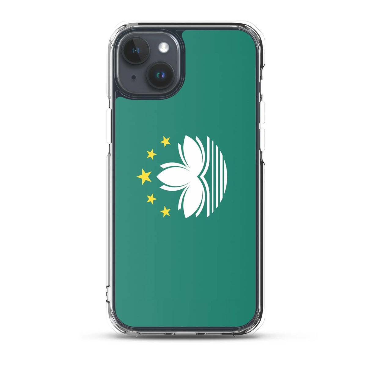 Coque iphone drapeau macao souple antichoc transparente