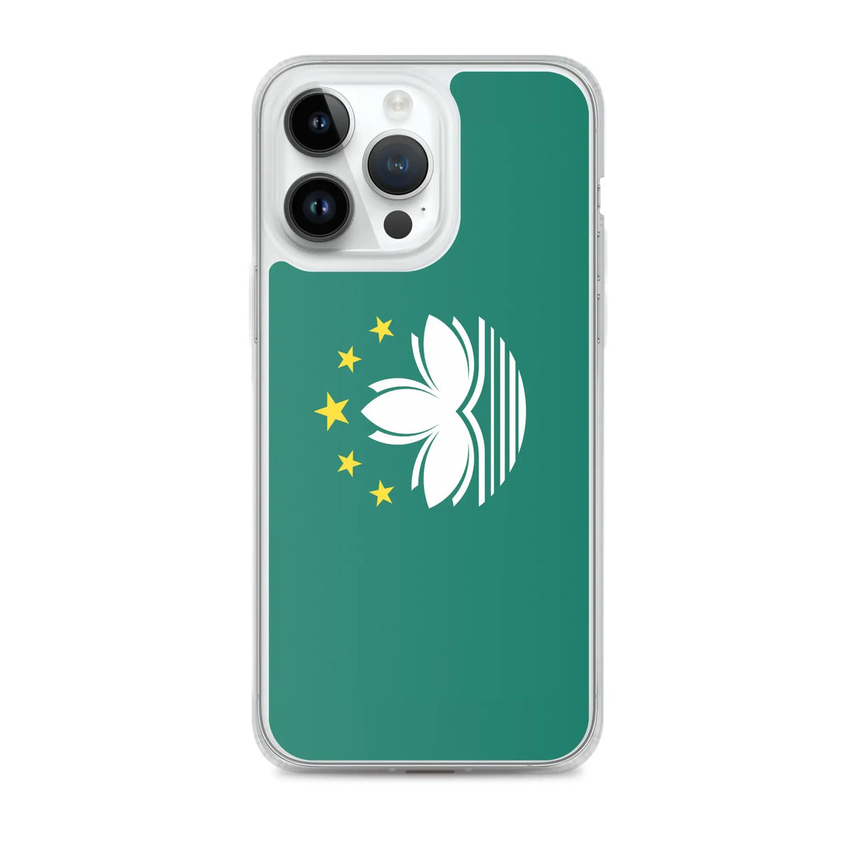 Coque iphone drapeau macao souple antichoc transparente
