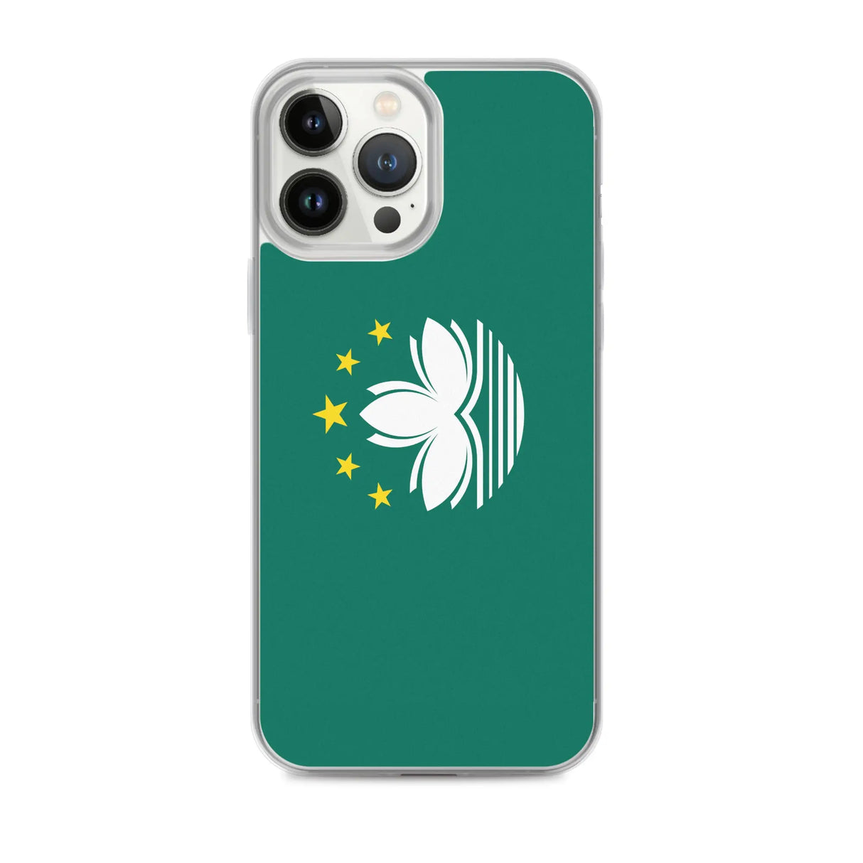 Coque iphone drapeau macao souple antichoc transparente
