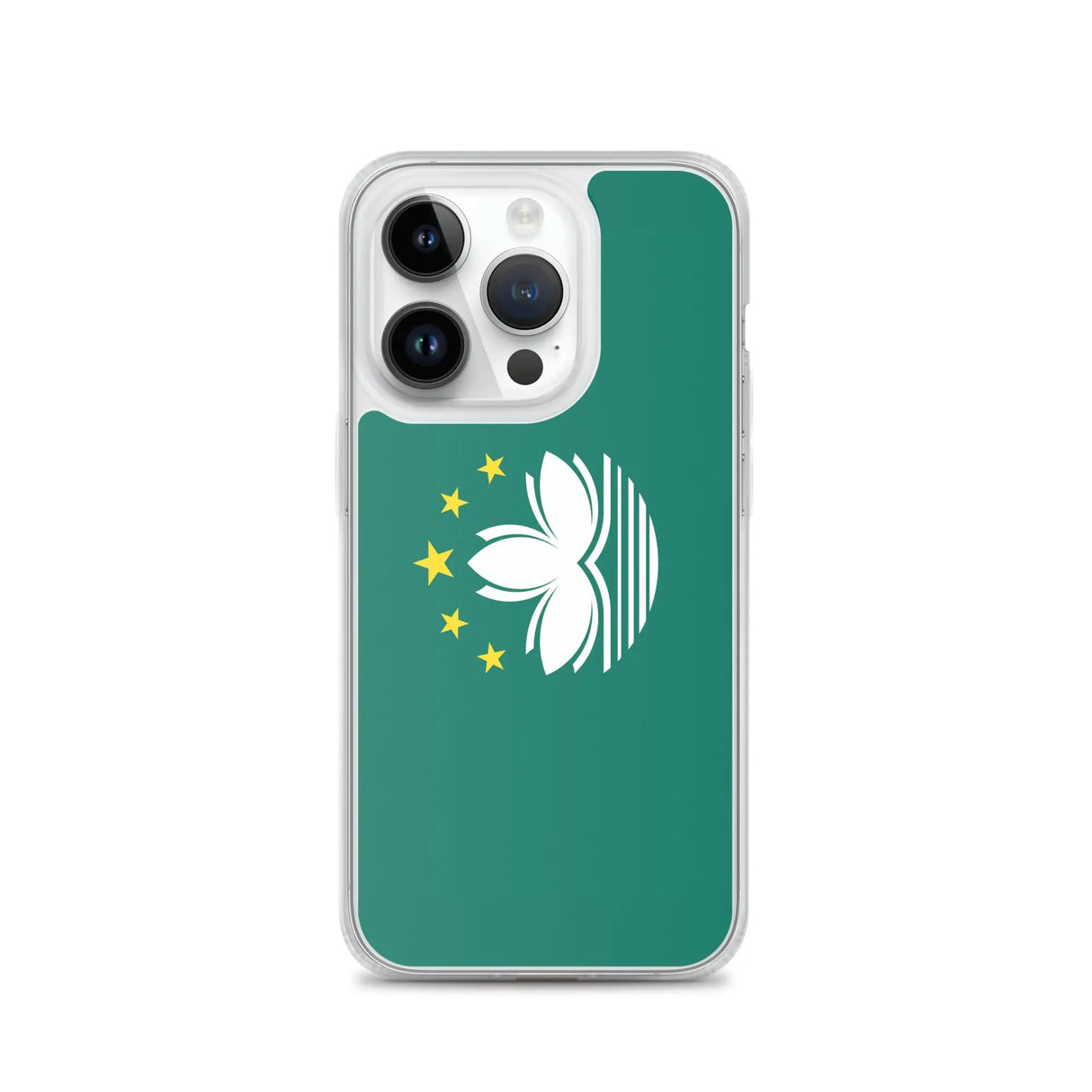 Coque iphone drapeau macao souple antichoc transparente