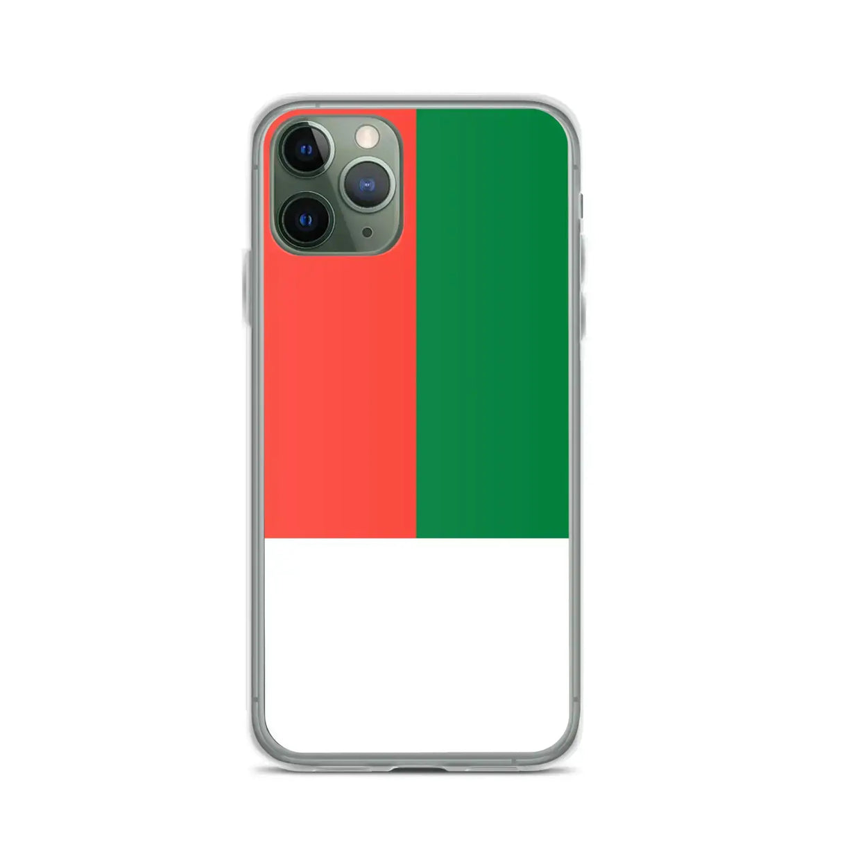 Coque iphone drapeau madagascar souple résistante antichoc