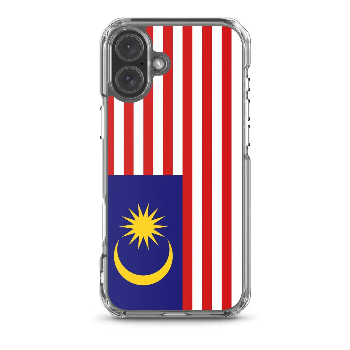 Coque iphone drapeau malaisie souple transparente antichoc