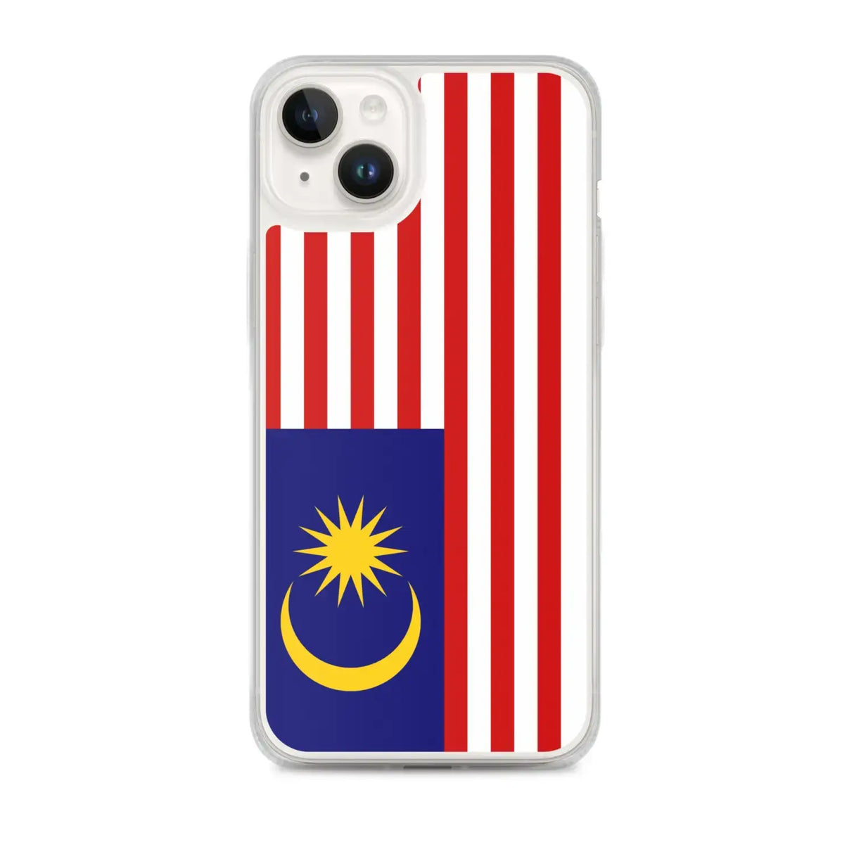 Coque iphone drapeau malaisie souple transparente antichoc