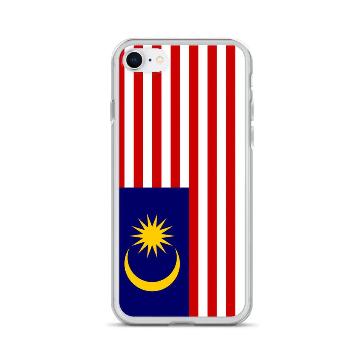 Coque iphone drapeau malaisie souple transparente antichoc