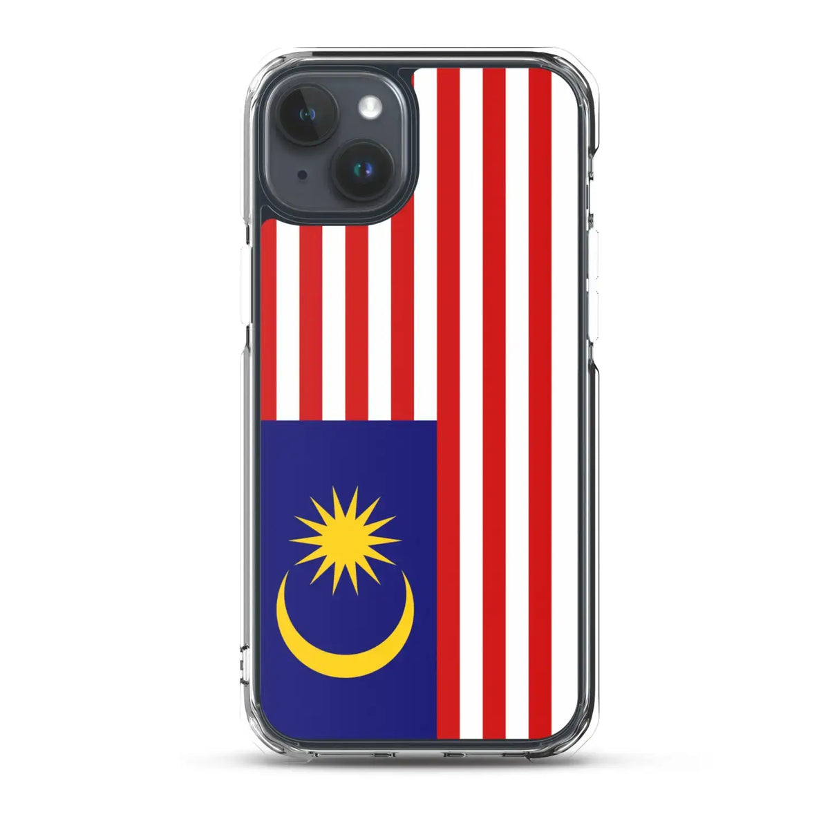 Coque iphone drapeau malaisie souple transparente antichoc