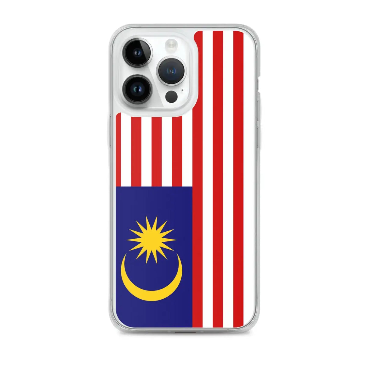 Coque iphone drapeau malaisie souple transparente antichoc