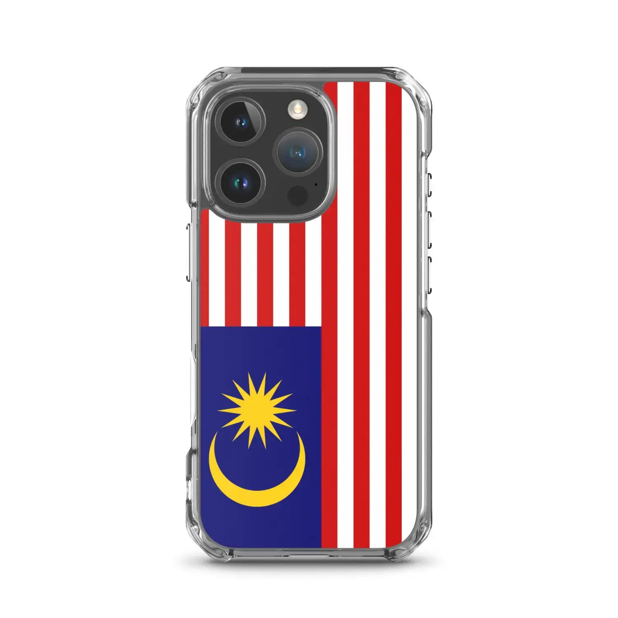 Coque iphone drapeau malaisie souple transparente antichoc