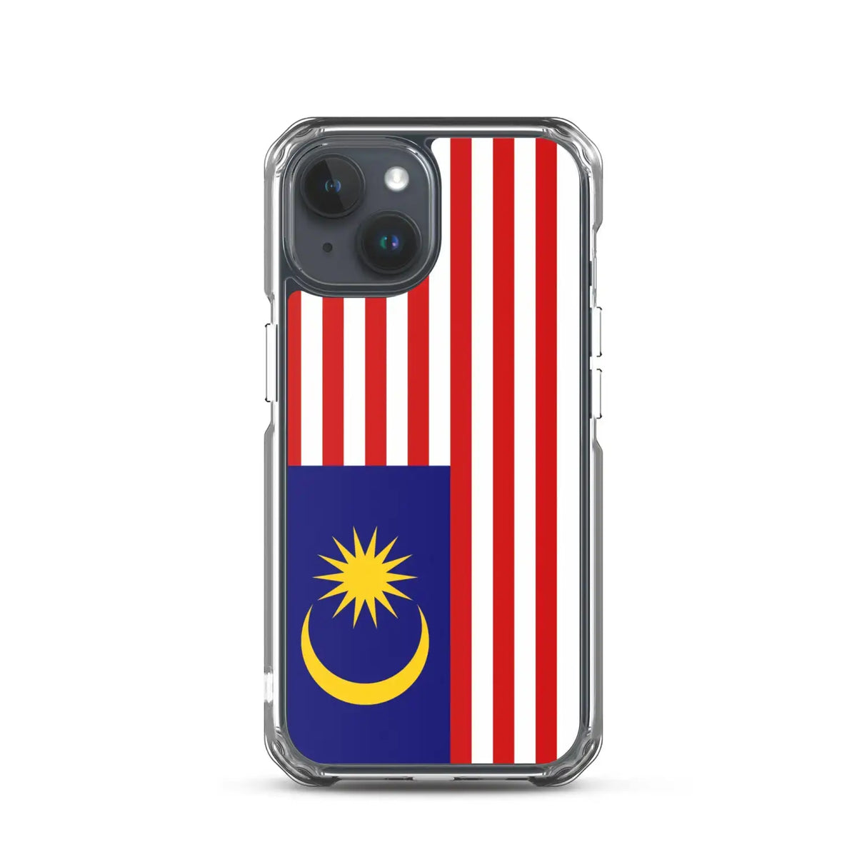 Coque iphone drapeau malaisie souple transparente antichoc