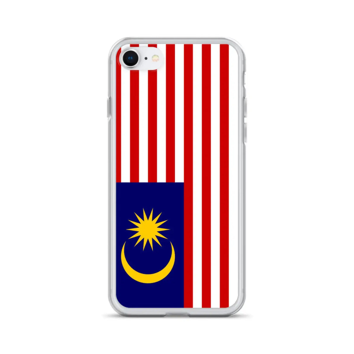 Coque iphone drapeau malaisie souple transparente antichoc