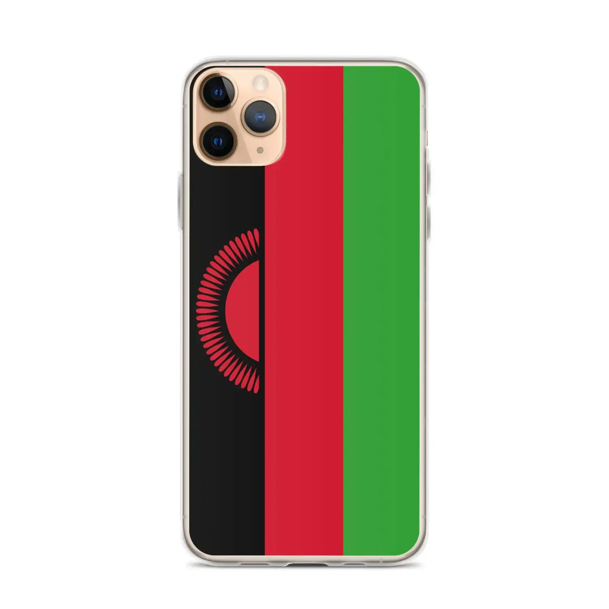Coque iphone drapeau malawi souple transparente antichoc