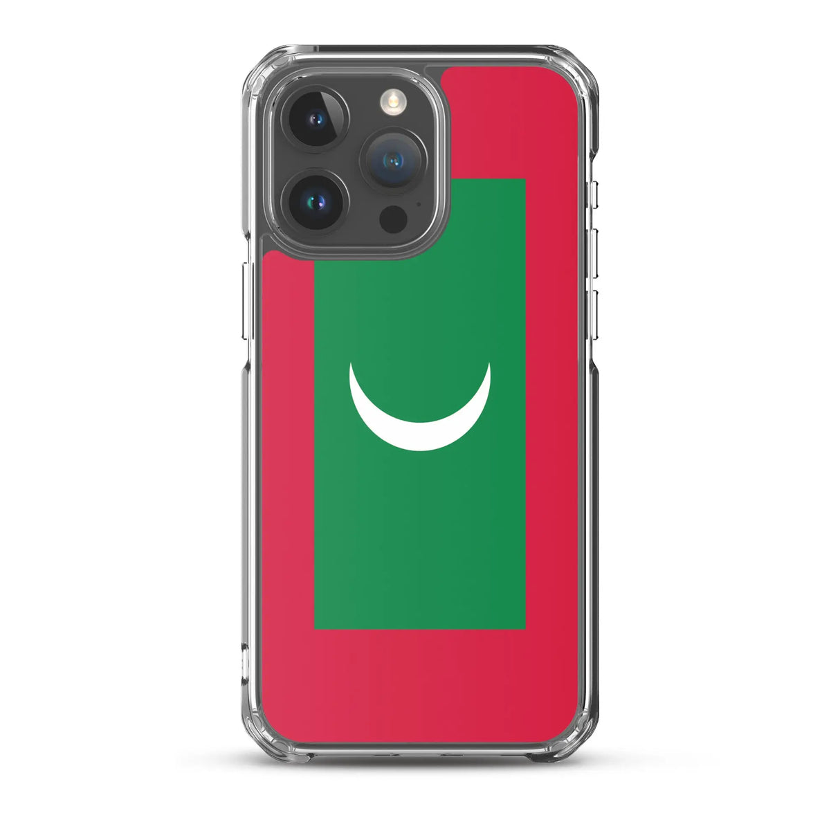 Coque iphone drapeau maldives souple et antichoc transparente