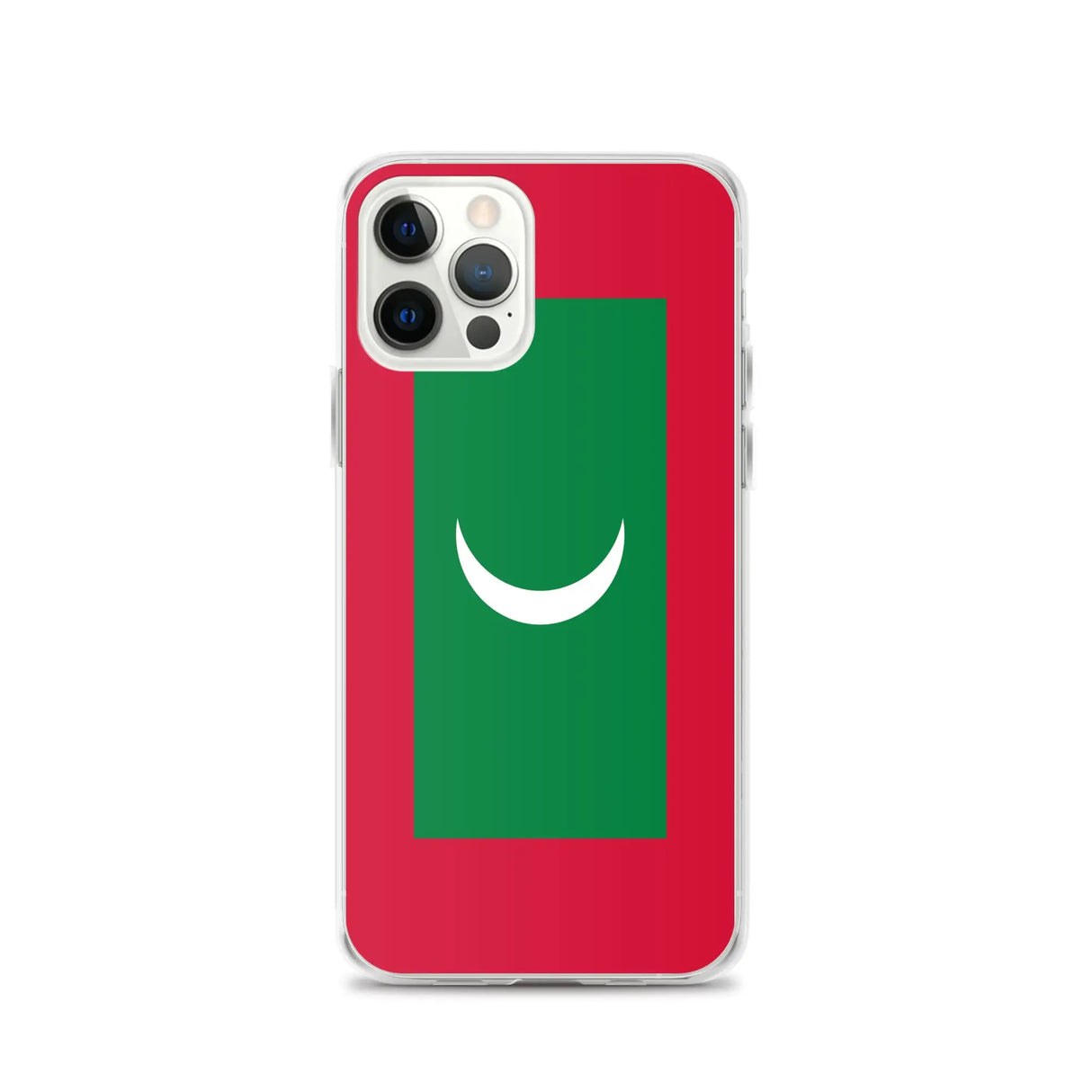 Coque iphone drapeau maldives souple et antichoc transparente