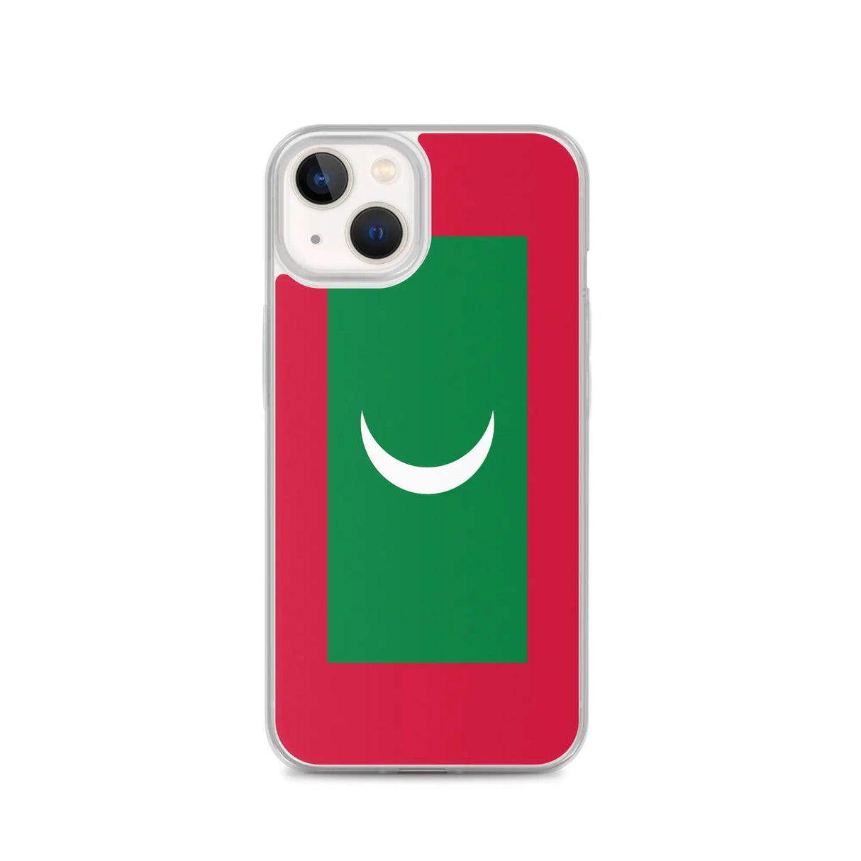 Coque iphone drapeau maldives souple et antichoc transparente