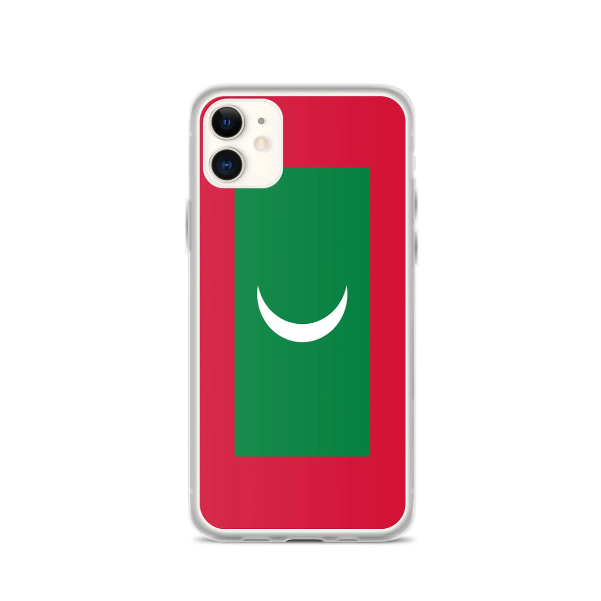 Coque iphone drapeau maldives souple et antichoc transparente