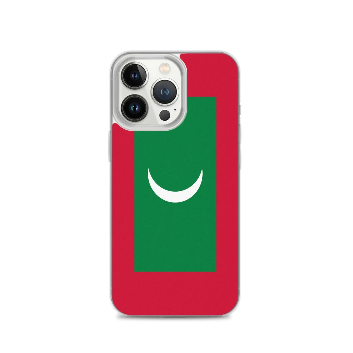 Coque iphone drapeau maldives souple et antichoc transparente