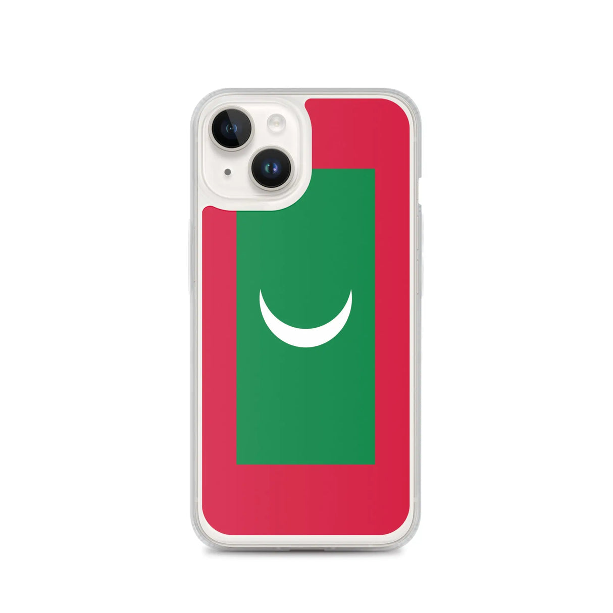 Coque iphone drapeau maldives souple et antichoc transparente