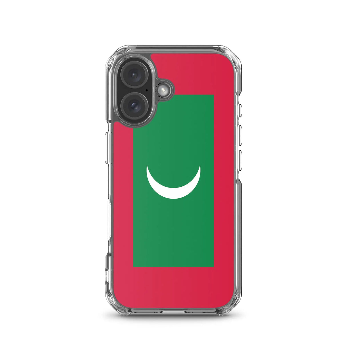 Coque iphone drapeau maldives souple et antichoc transparente