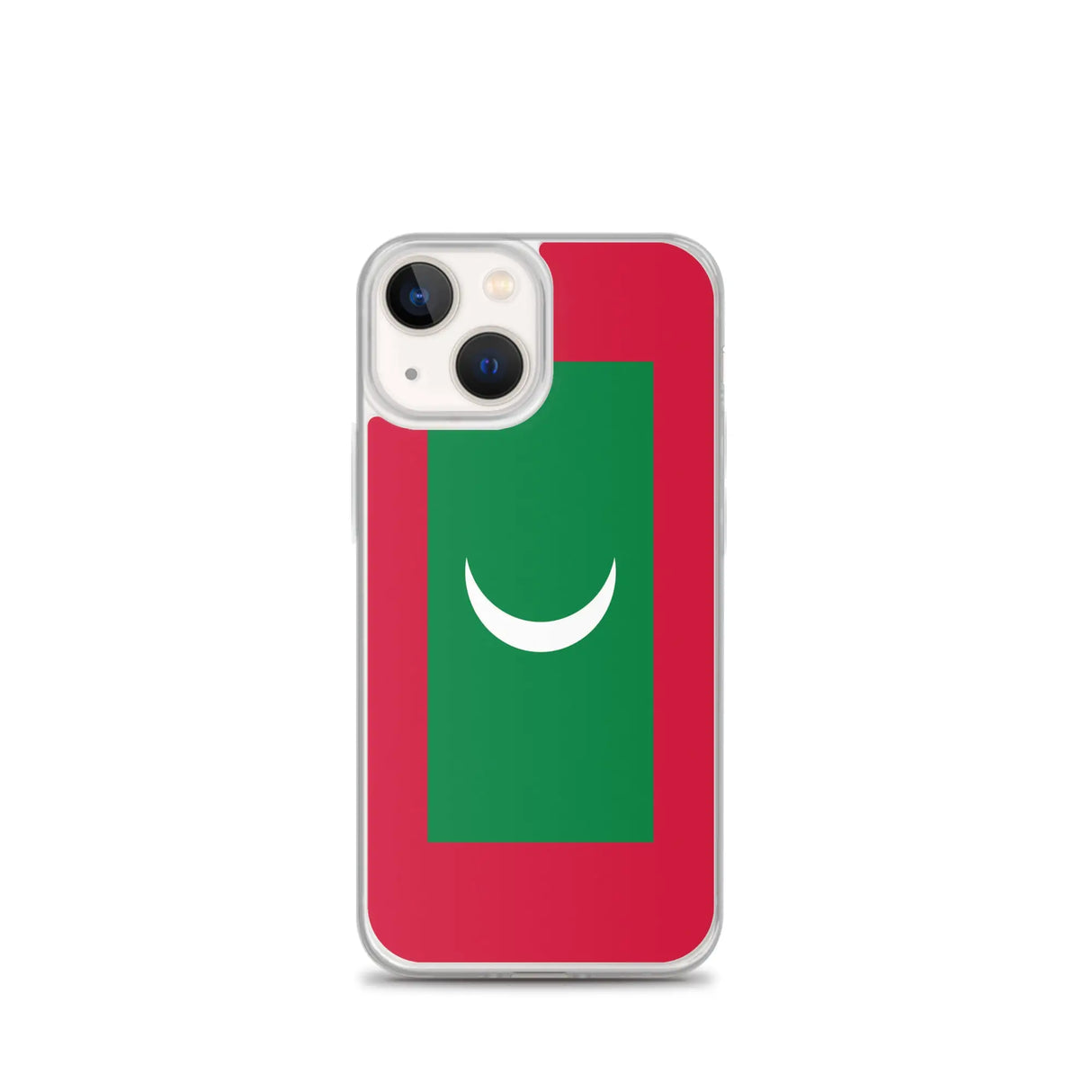 Coque iphone drapeau maldives souple et antichoc transparente