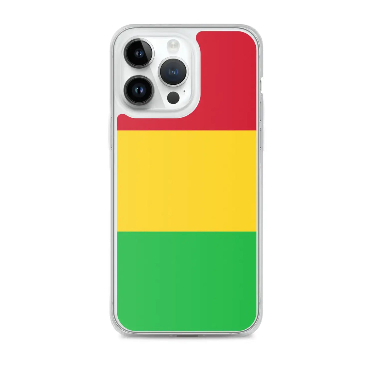 Coque iphone drapeau mali souple transparente antichoc