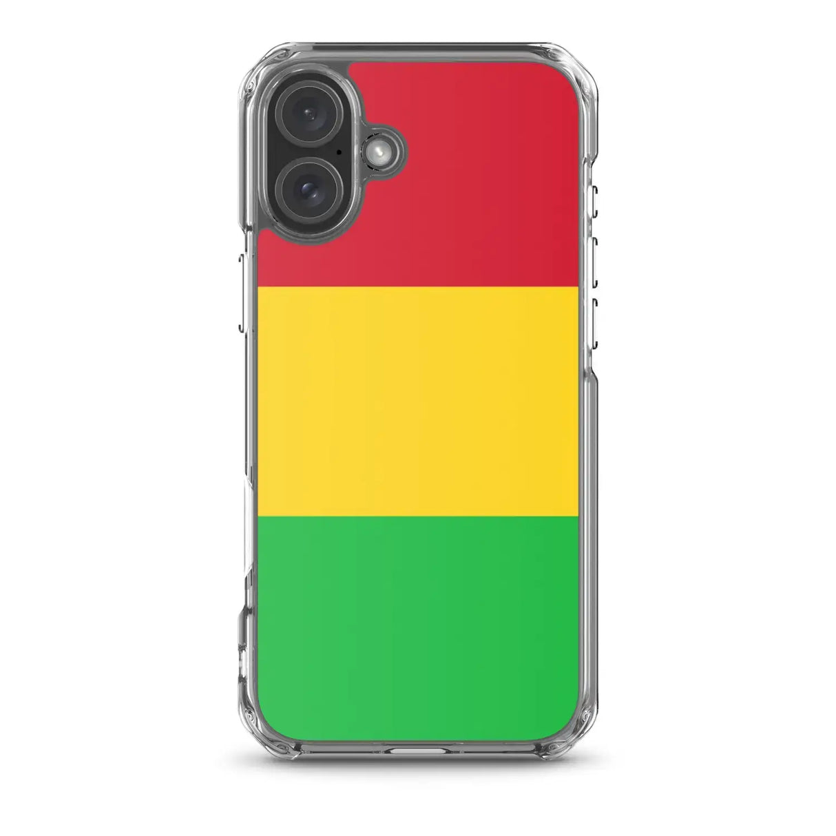 Coque iphone drapeau mali souple transparente antichoc