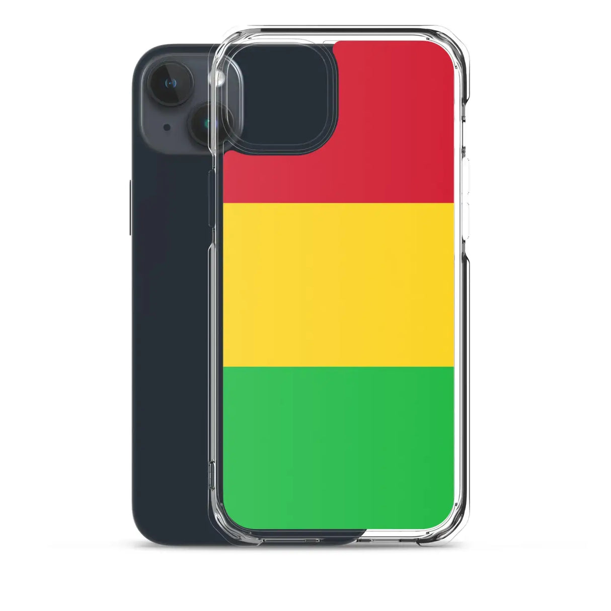 Coque iphone drapeau mali souple transparente antichoc
