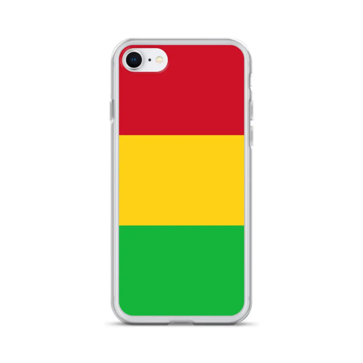 Coque iphone drapeau mali souple transparente antichoc