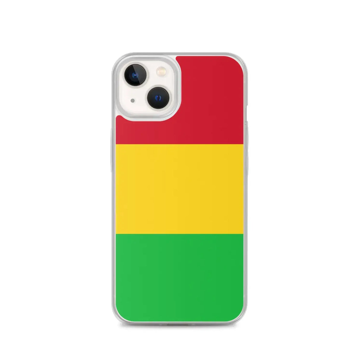 Coque iphone drapeau mali souple transparente antichoc