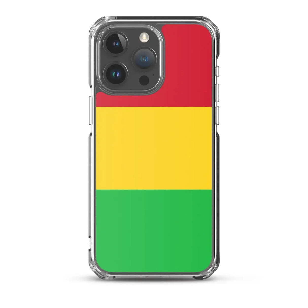 Coque iphone drapeau mali souple transparente antichoc