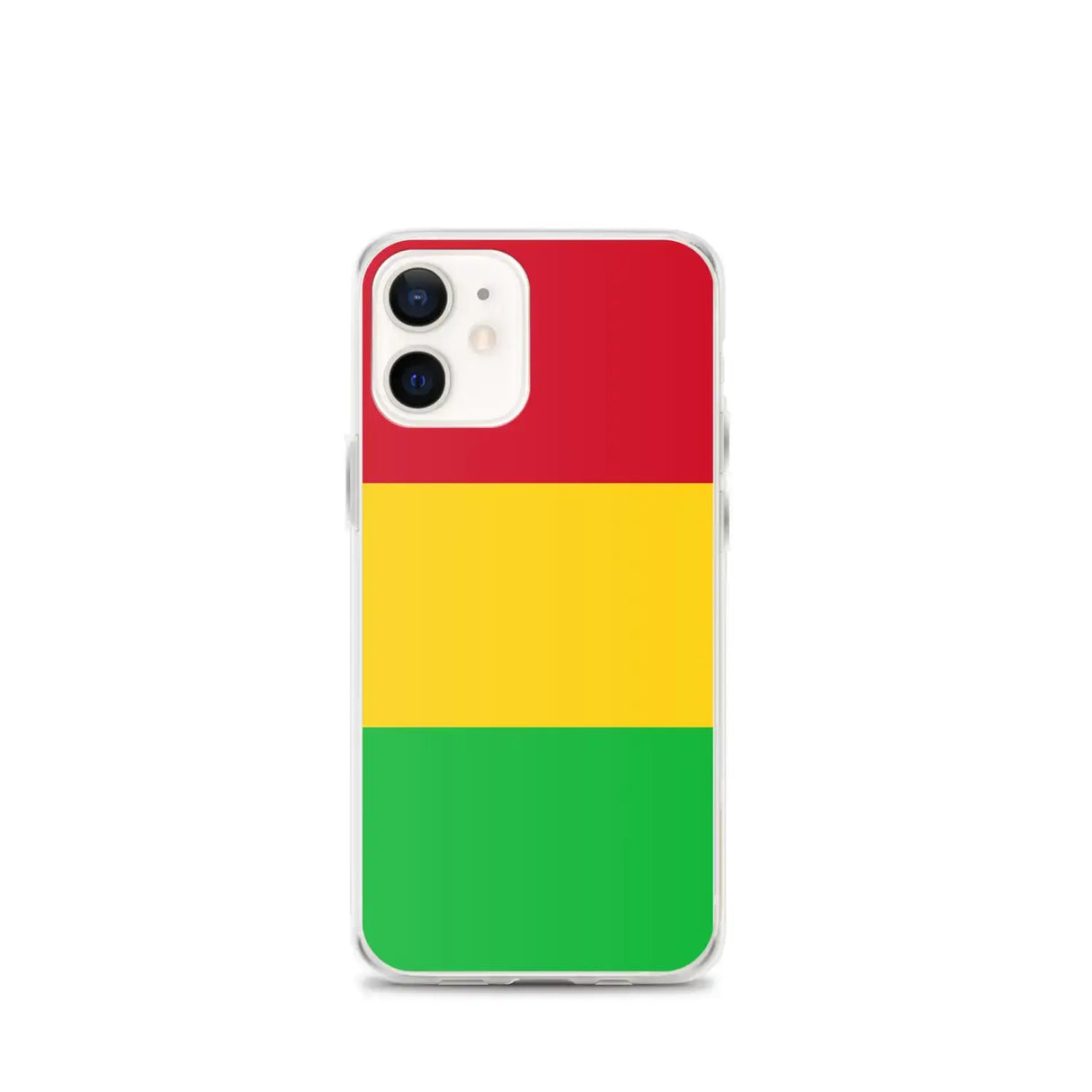 Coque iphone drapeau mali souple transparente antichoc