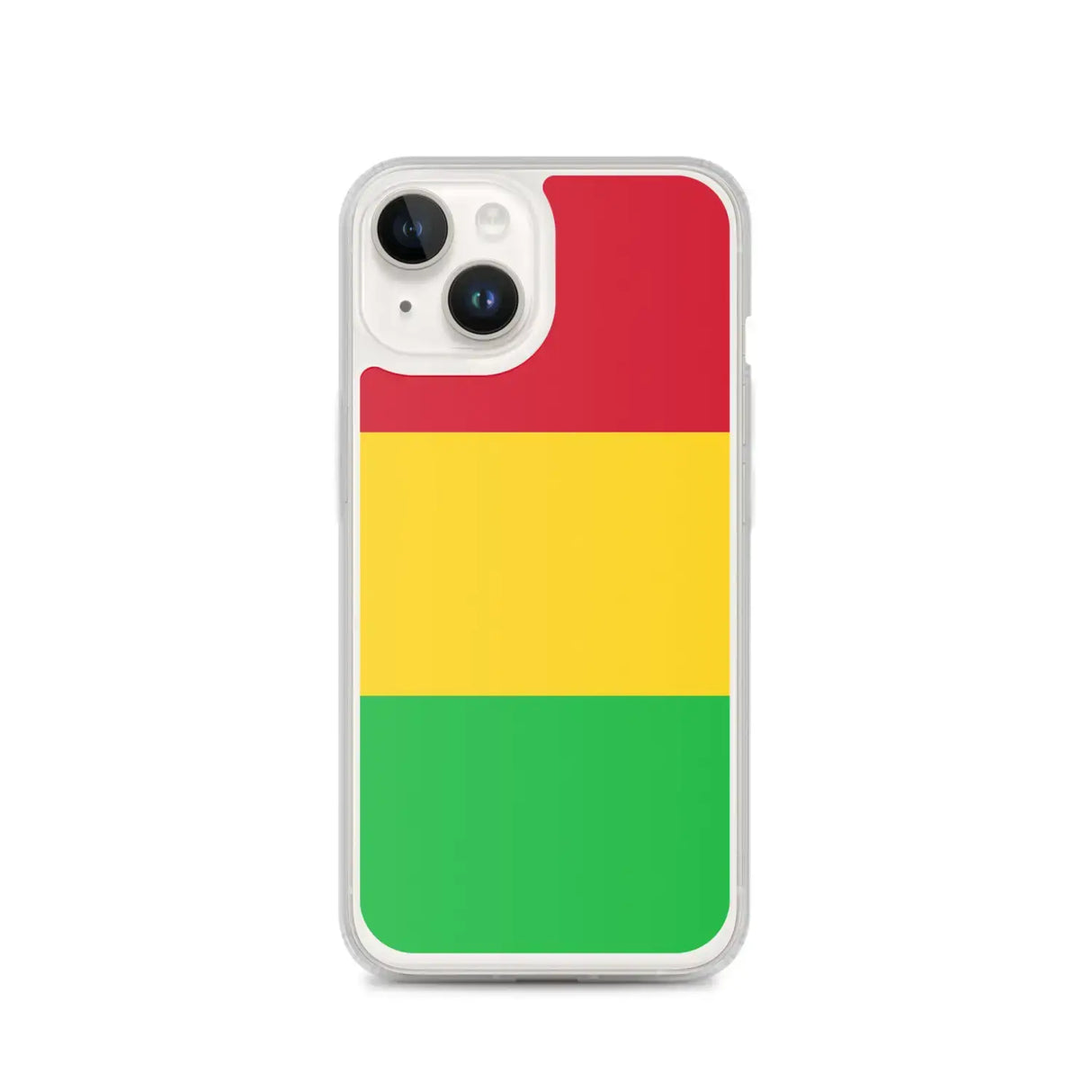 Coque iphone drapeau mali souple transparente antichoc