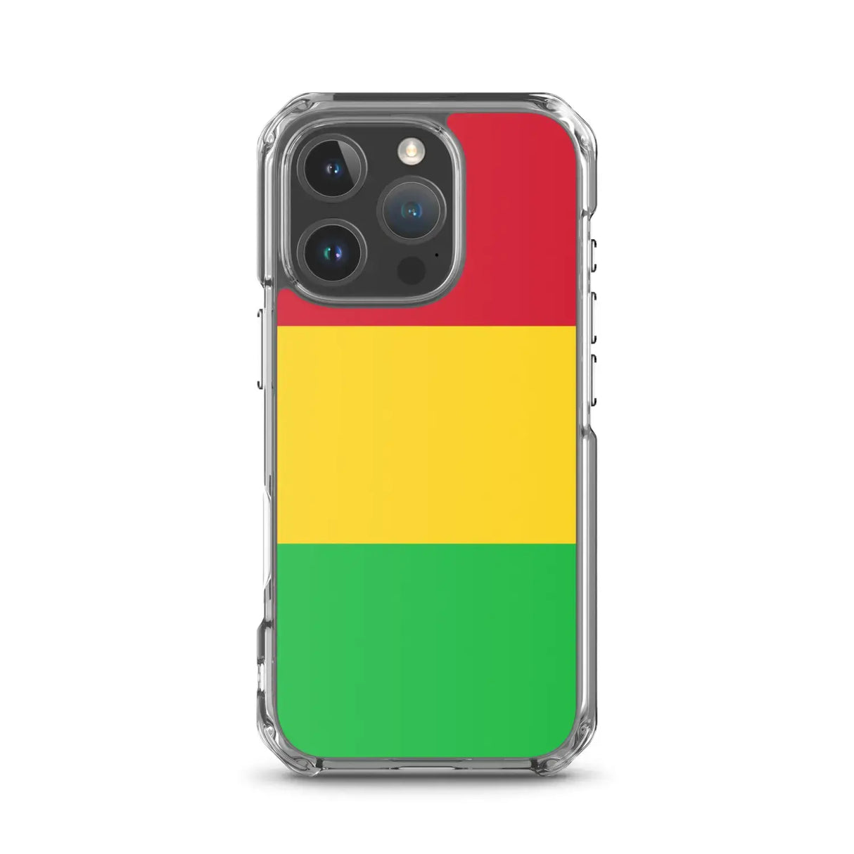 Coque iphone drapeau mali souple transparente antichoc