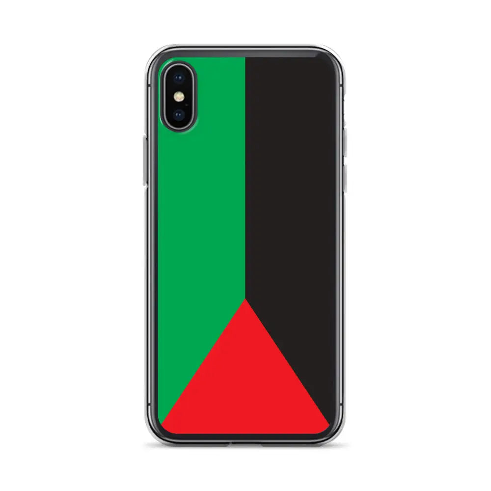 Coque iphone drapeau martinique souple antichoc transparente