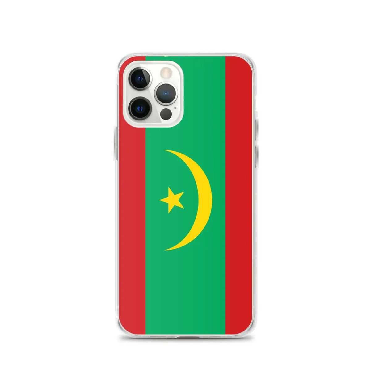 Coque iphone drapeau mauritanie souple antichoc transparente