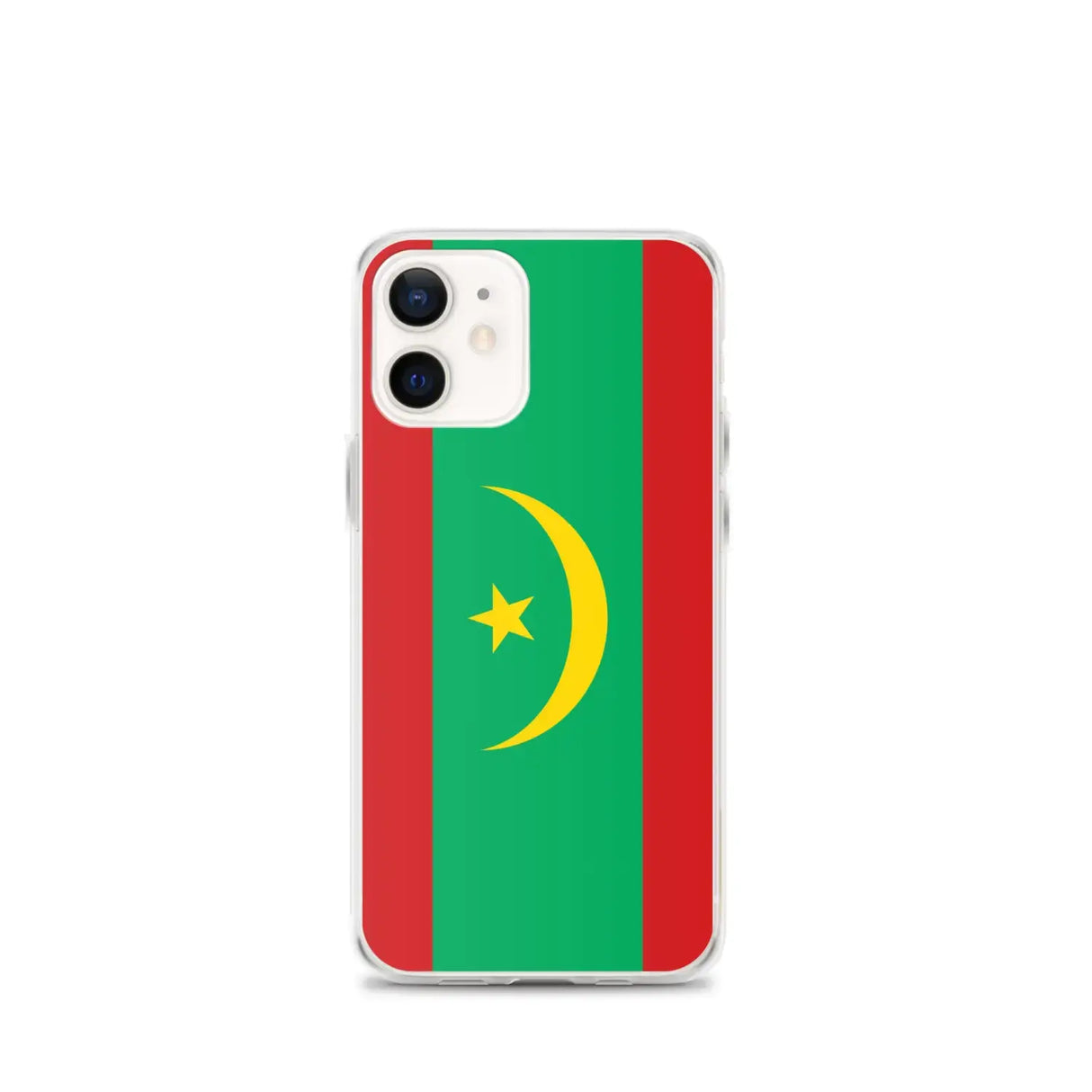 Coque iphone drapeau mauritanie souple antichoc transparente